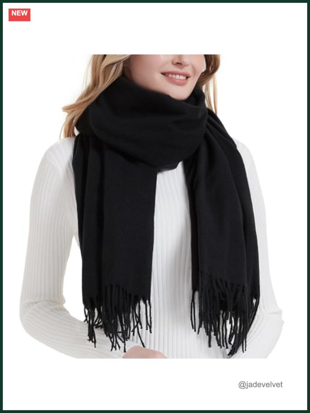 Womens Pashmina Shawl Wrap | Polyester Viscose Soft Warm | Evening Dress